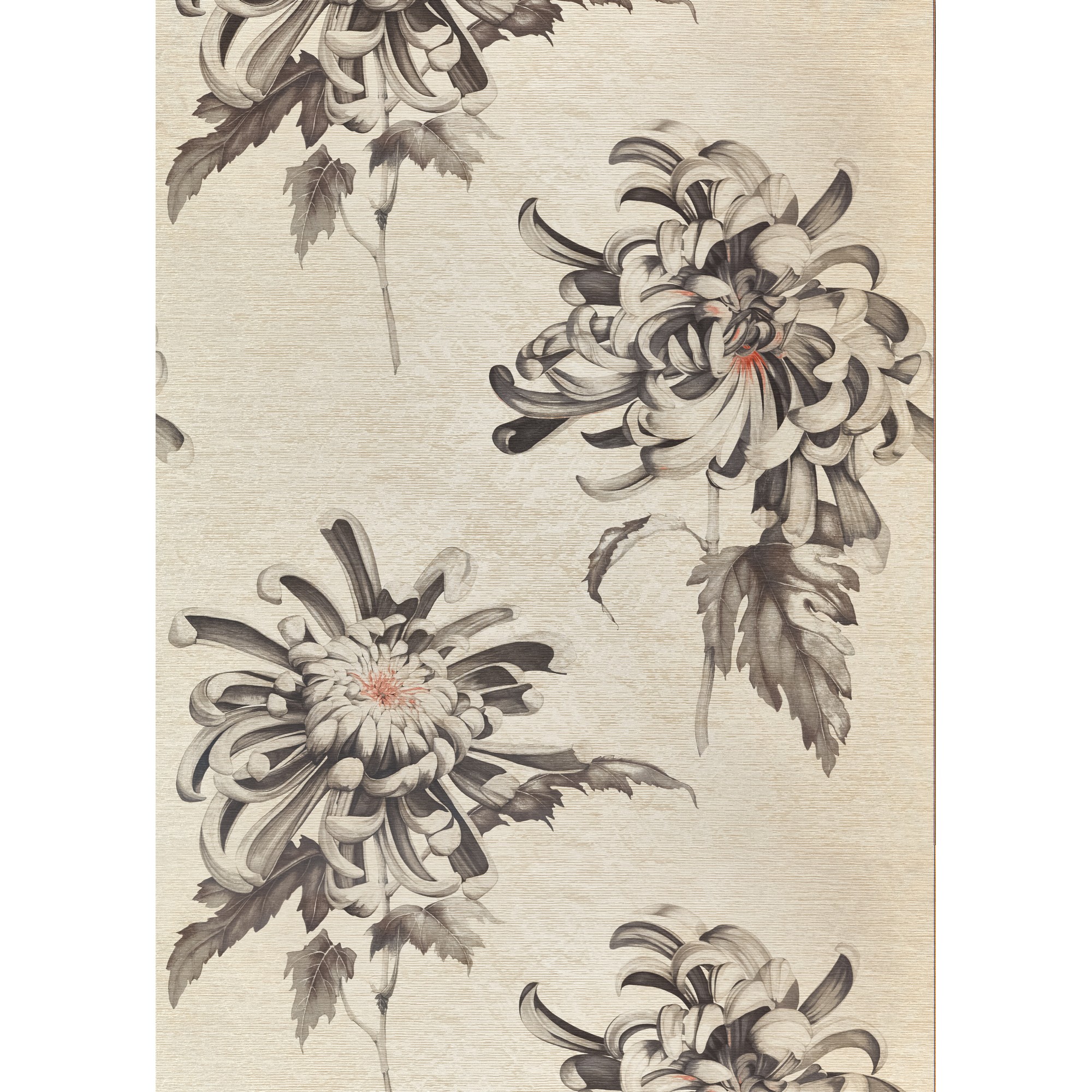 Evelyn Wallpaper 312734 By Zoffany In Koi Vine Black